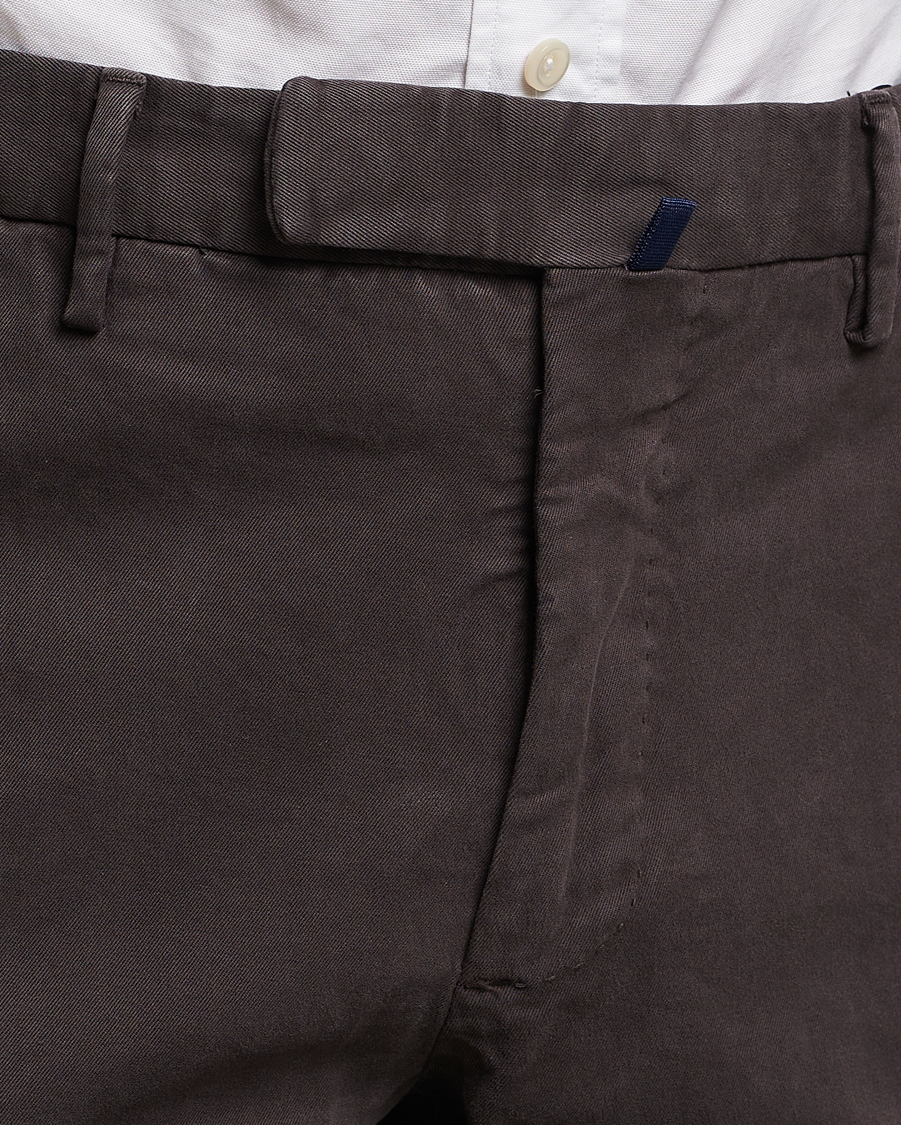 Herren | Hosen | Incotex | Slim Fit Cotton Stretch Chinos Dark Brown