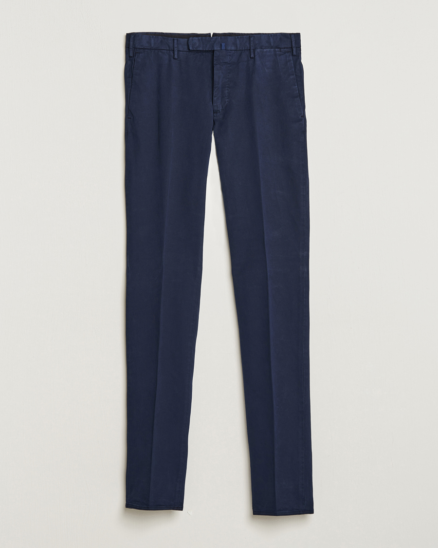 Herren | Hosen | Incotex | Slim Fit Cotton Stretch Chinos Navy