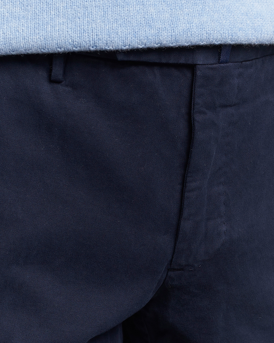 Herren | Hosen | Incotex | Slim Fit Cotton Stretch Chinos Navy