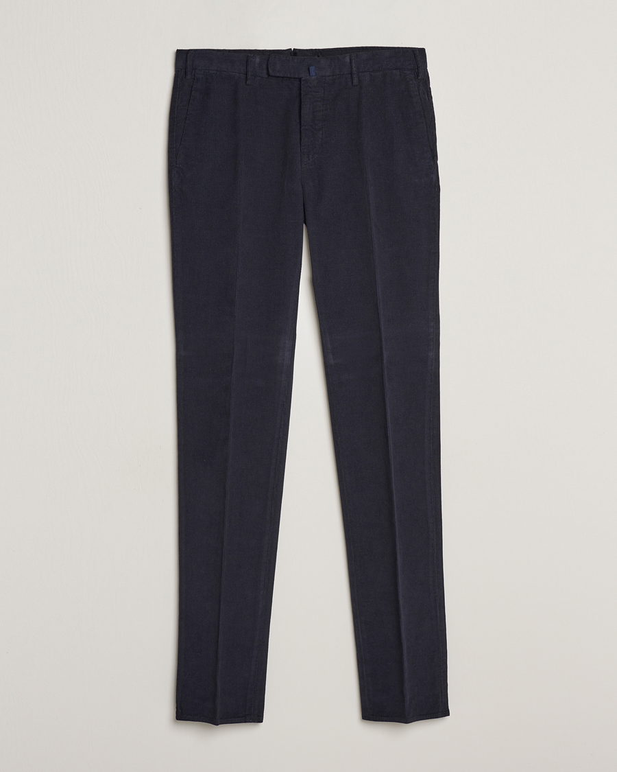 Herren | Hosen | Incotex | Slim Fit Soft Corduroy Trousers Navy