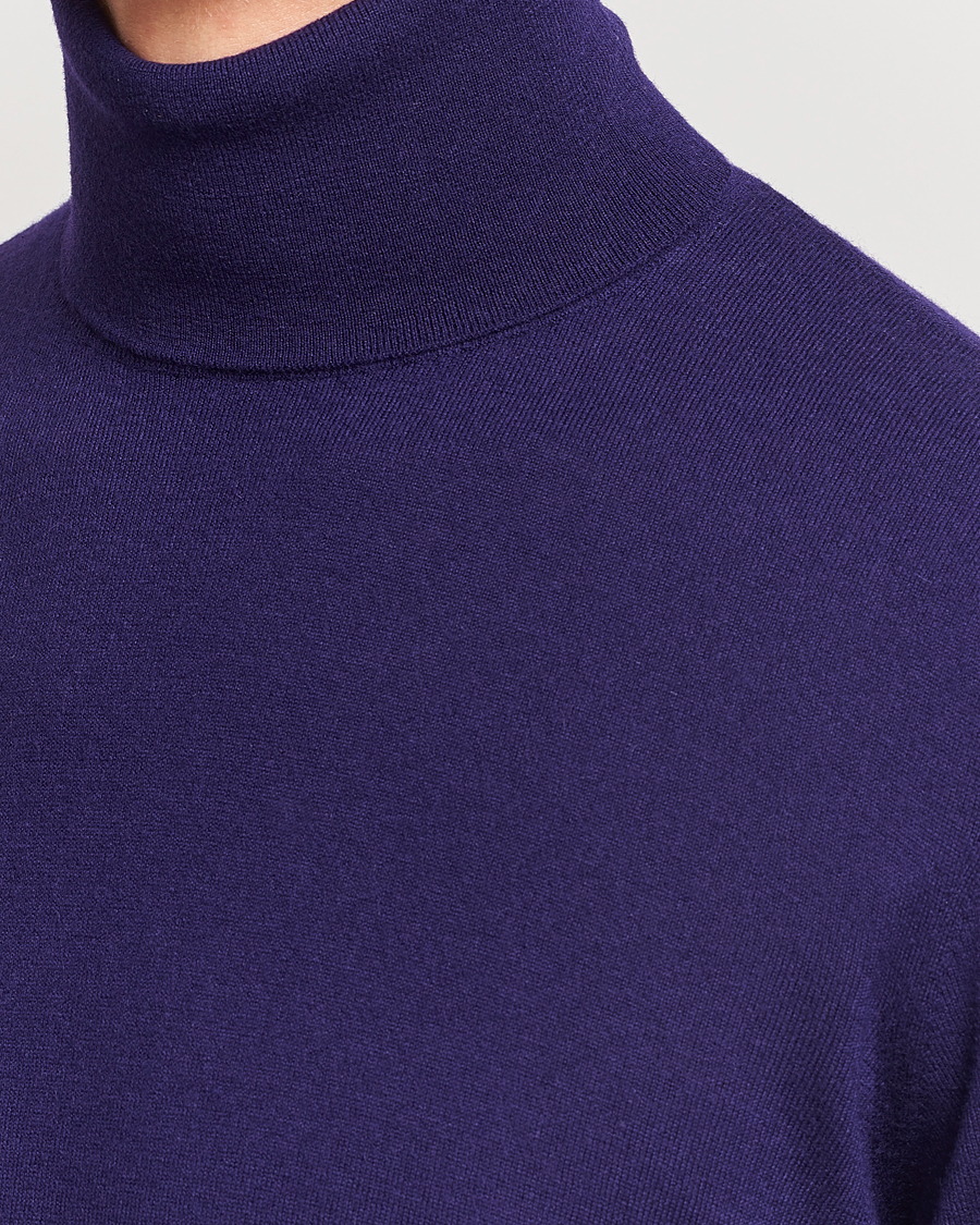 Herren | Pullover | Ralph Lauren Purple Label | Cashmere Jersey Rollneck Purple