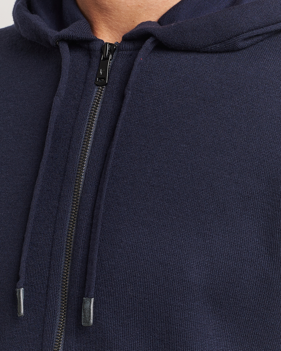 Herren | Pullover | Ralph Lauren Purple Label | Luxury Fleece Full Zip Sweater Navy
