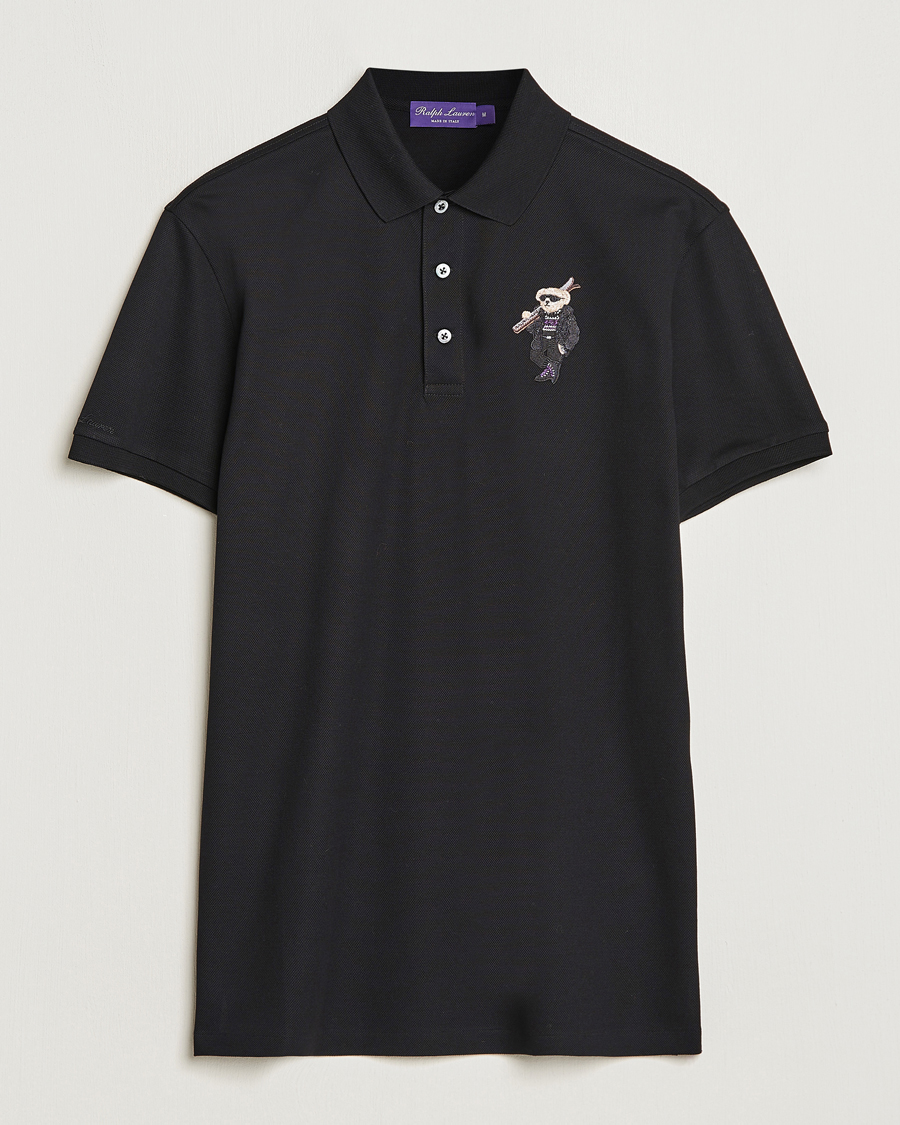 Herren | Poloshirts | Ralph Lauren Purple Label | Ski Bear Polo Black