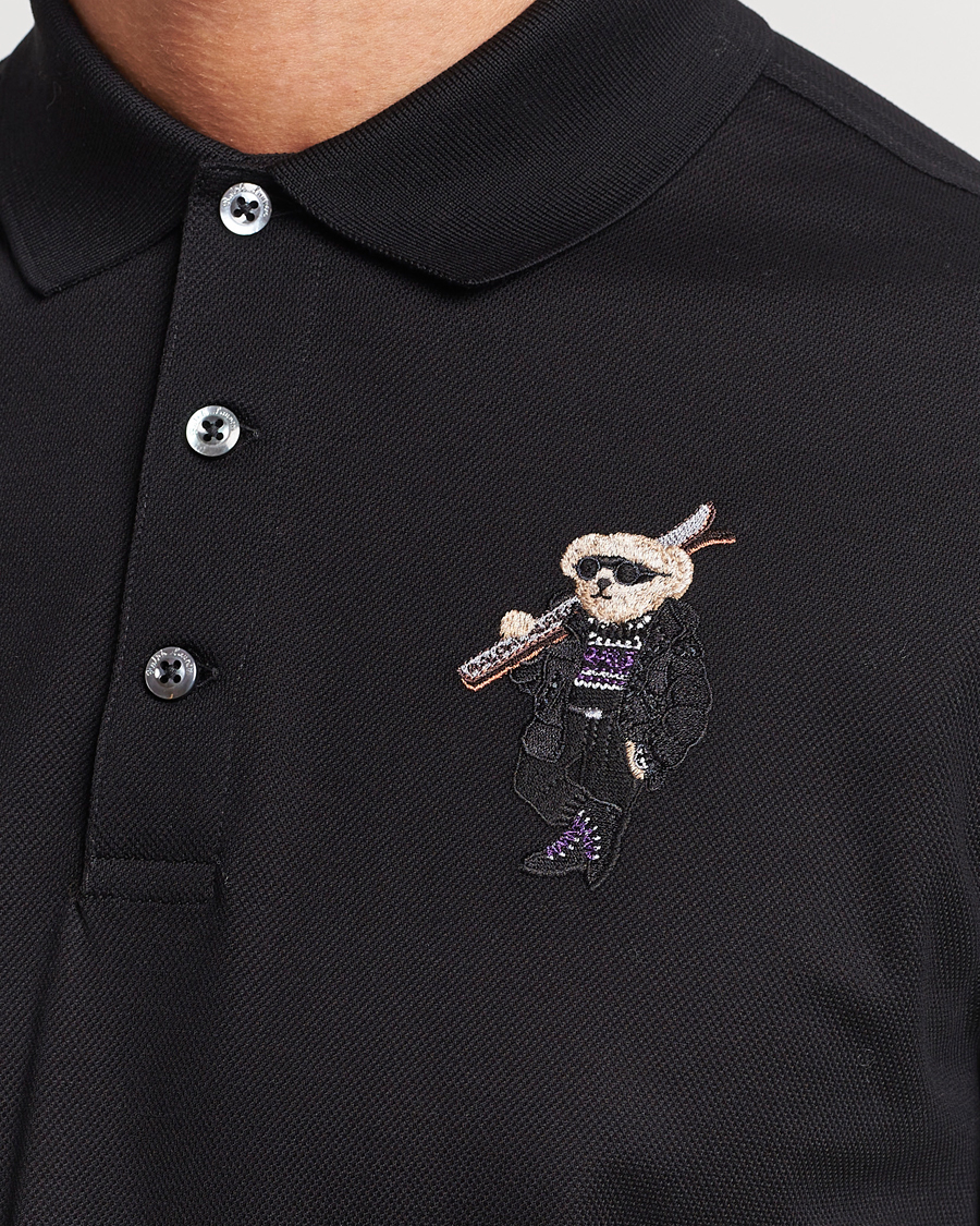 Herren | Poloshirts | Ralph Lauren Purple Label | Ski Bear Polo Black