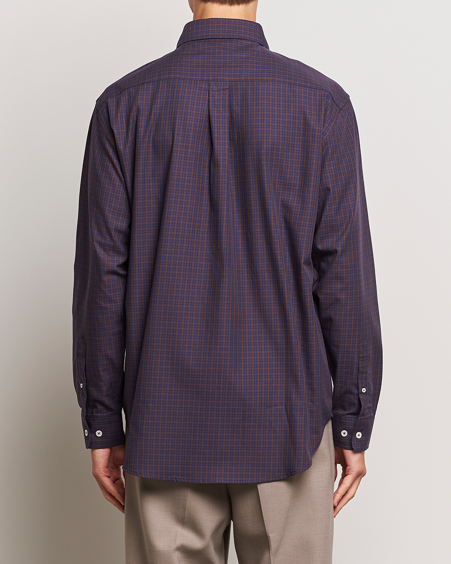 Herren | Hemden | Drôle de Monsieur | Signature Check Shirt Dark Brown