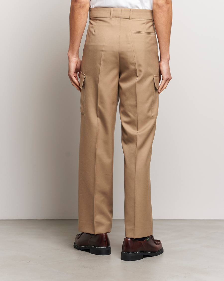 Herren | Hosen | Drôle de Monsieur | Flannel Cargo Pants Beige