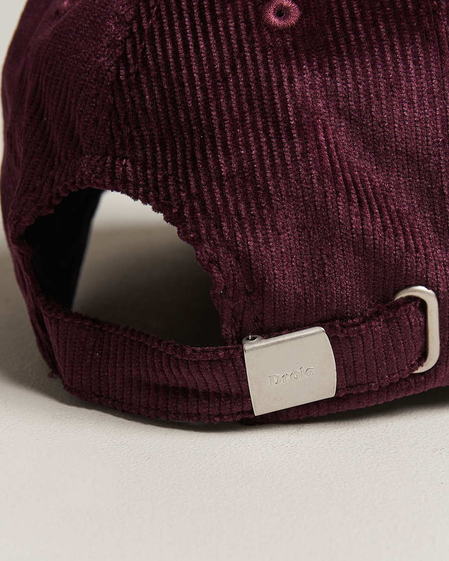 Herren | Drôle de Monsieur Signature Corduroy Cap Wine | Drôle de Monsieur | Signature Corduroy Cap Wine