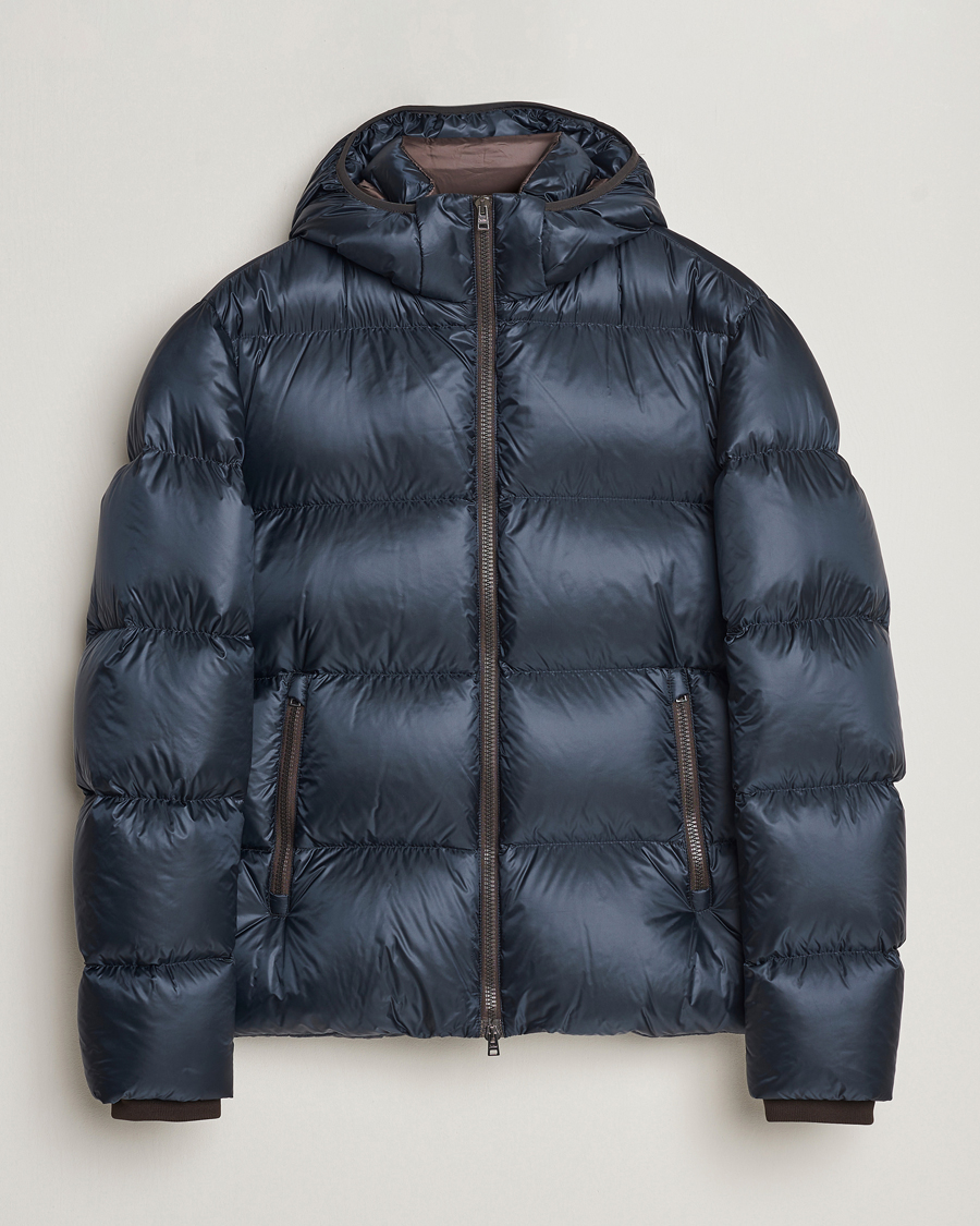 Herren | Jacken | Herno | Ultralight Nylon Down Jacket Navy