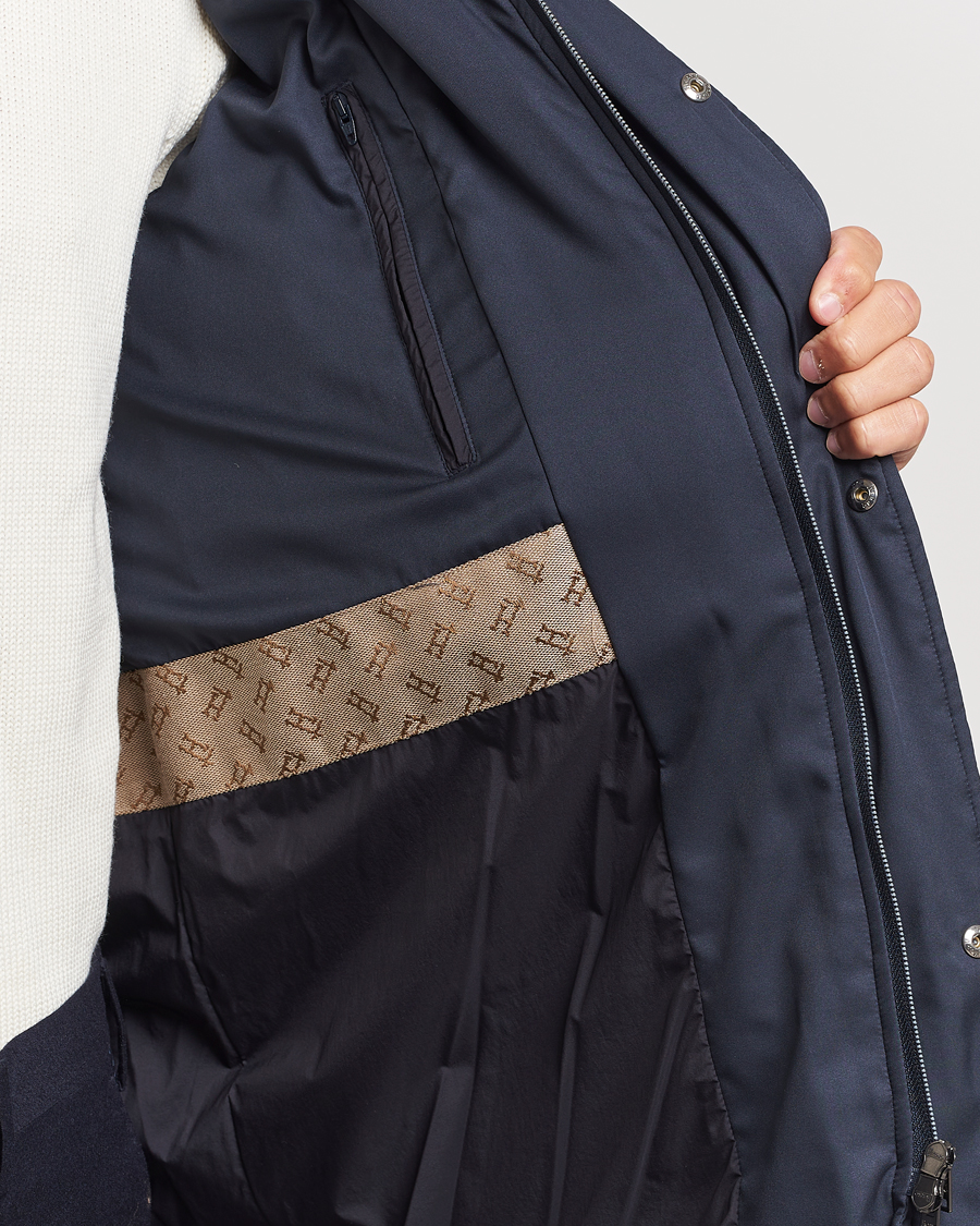 Herren | Jacken | Herno | Faux Fur Down Parka Navy