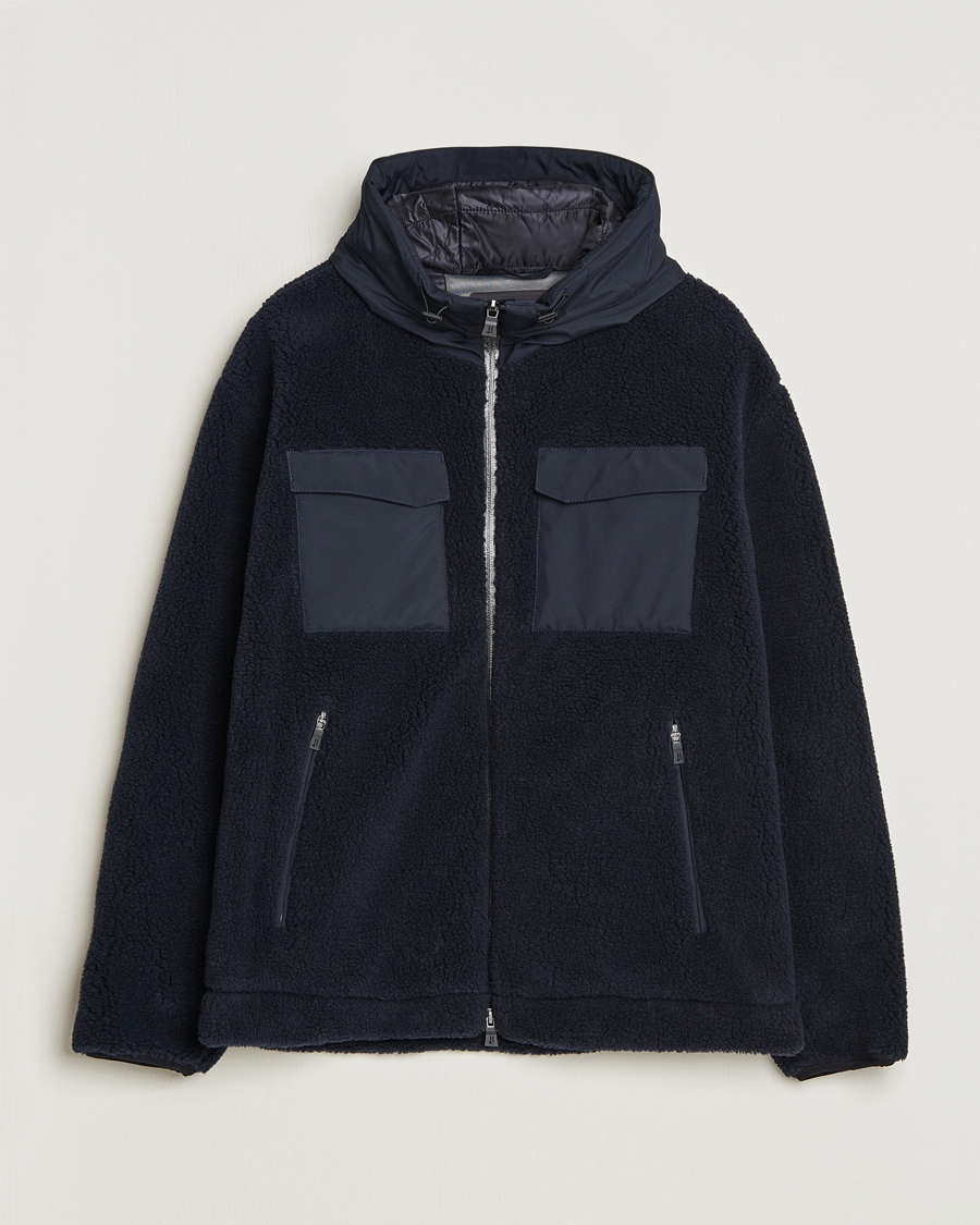 Herren | Jacken | Herno | Laminar Fleece Jacket Navy