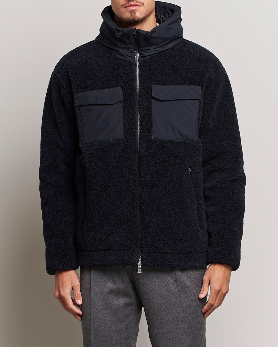 Herren | Jacken | Herno | Laminar Fleece Jacket Navy
