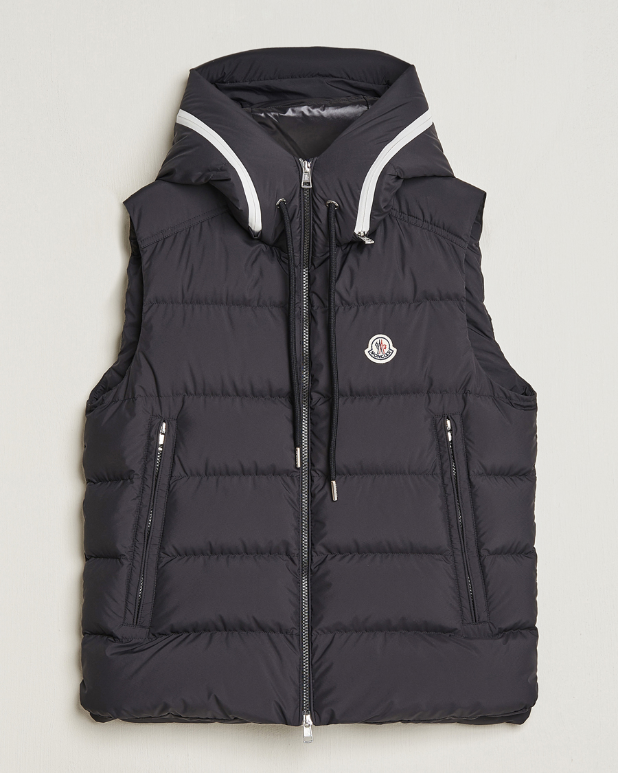 Herren | Jacken | Moncler | Cardamine Hooded Down Vest Black