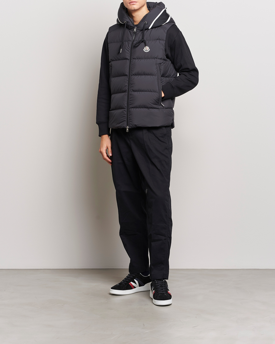 Herren | Jacken | Moncler | Cardamine Hooded Down Vest Black