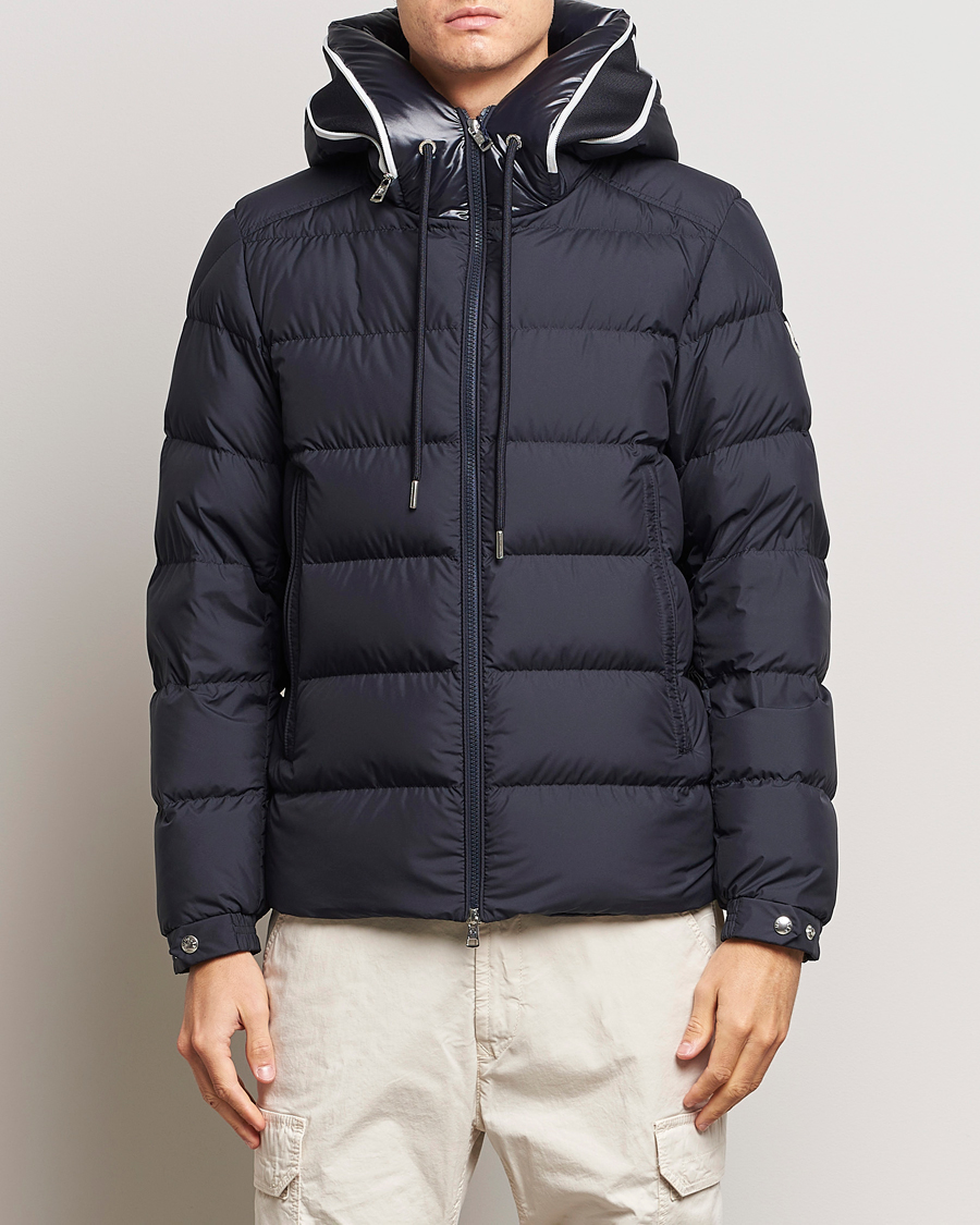 Herren | Jacken | Moncler | Cardere Hooded Down Jacket Navy