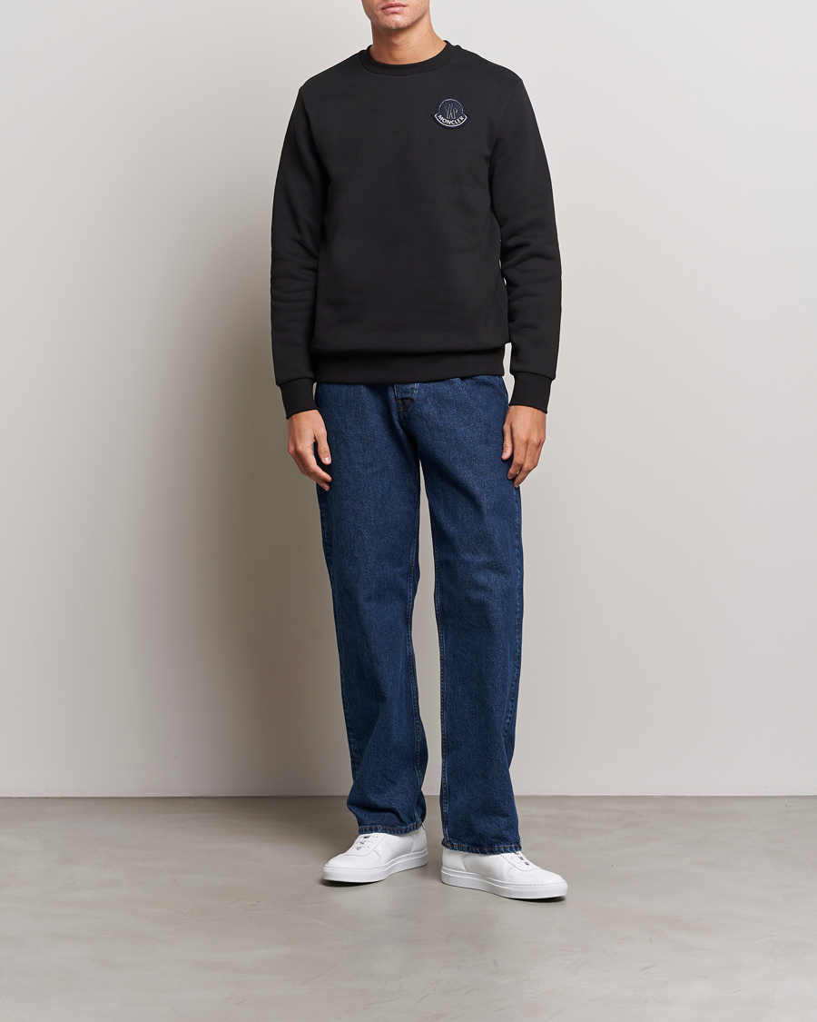 Herren | Pullover | Moncler | Tonal Patch Logo Sweatshirt Black