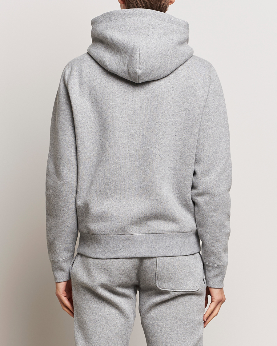 Herren | Pullover | Moncler | Patch Logo Zip Hoodie Light Grey