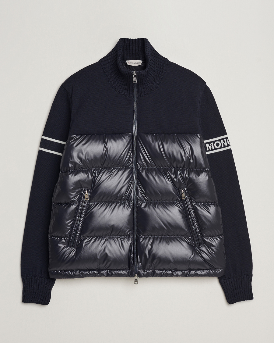 Herren | Jacken | Moncler | Down Hybrid Jacket Navy