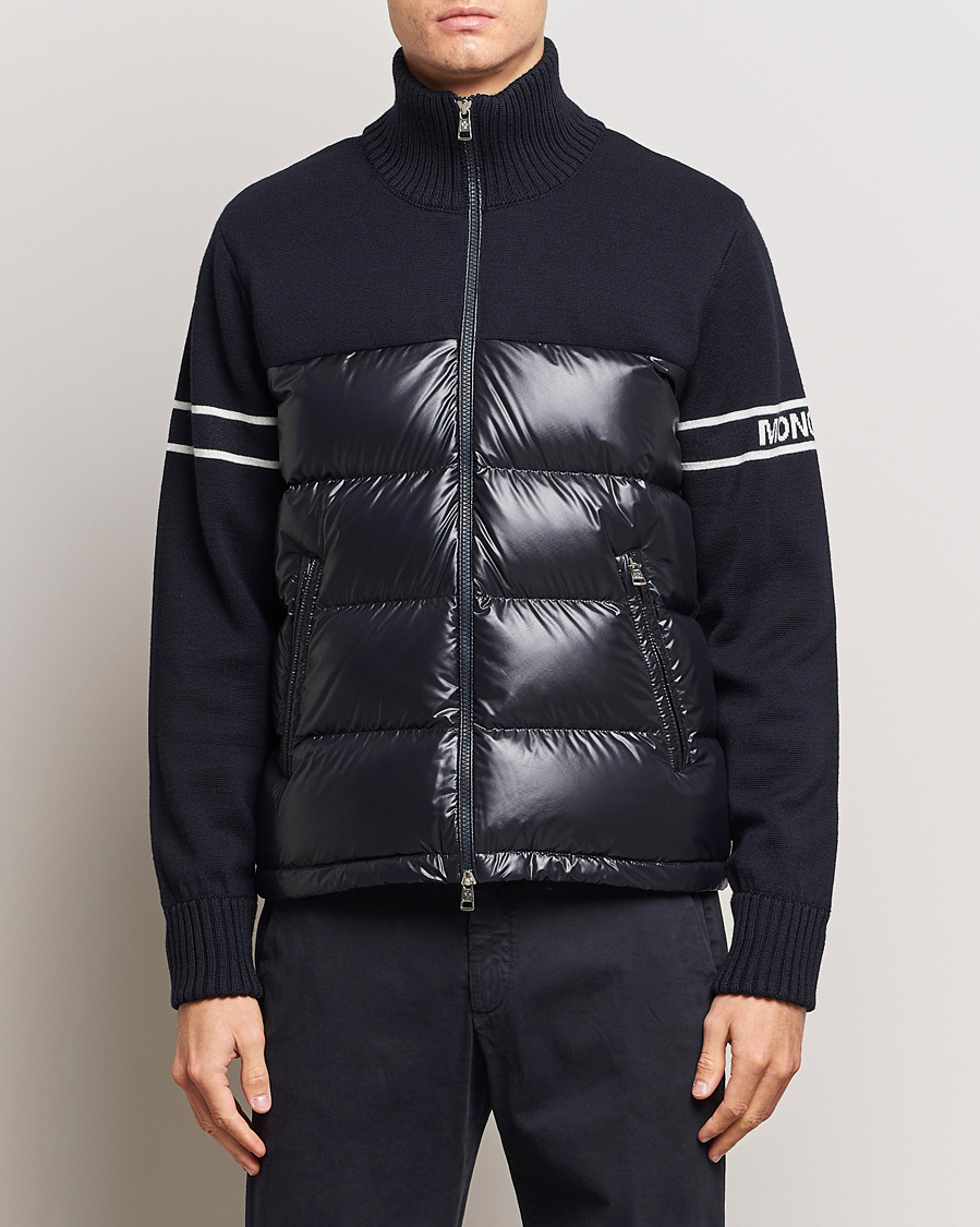 Herren | Jacken | Moncler | Down Hybrid Jacket Navy