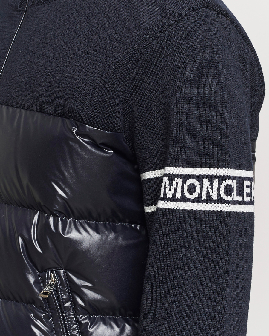 Herren | Jacken | Moncler | Down Hybrid Jacket Navy