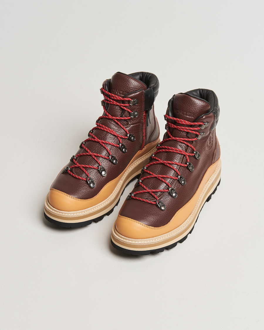 Herren | Moncler Peka Trek Hiking Boots Brown/Beige | Moncler | Peka Trek Hiking Boots Brown/Beige