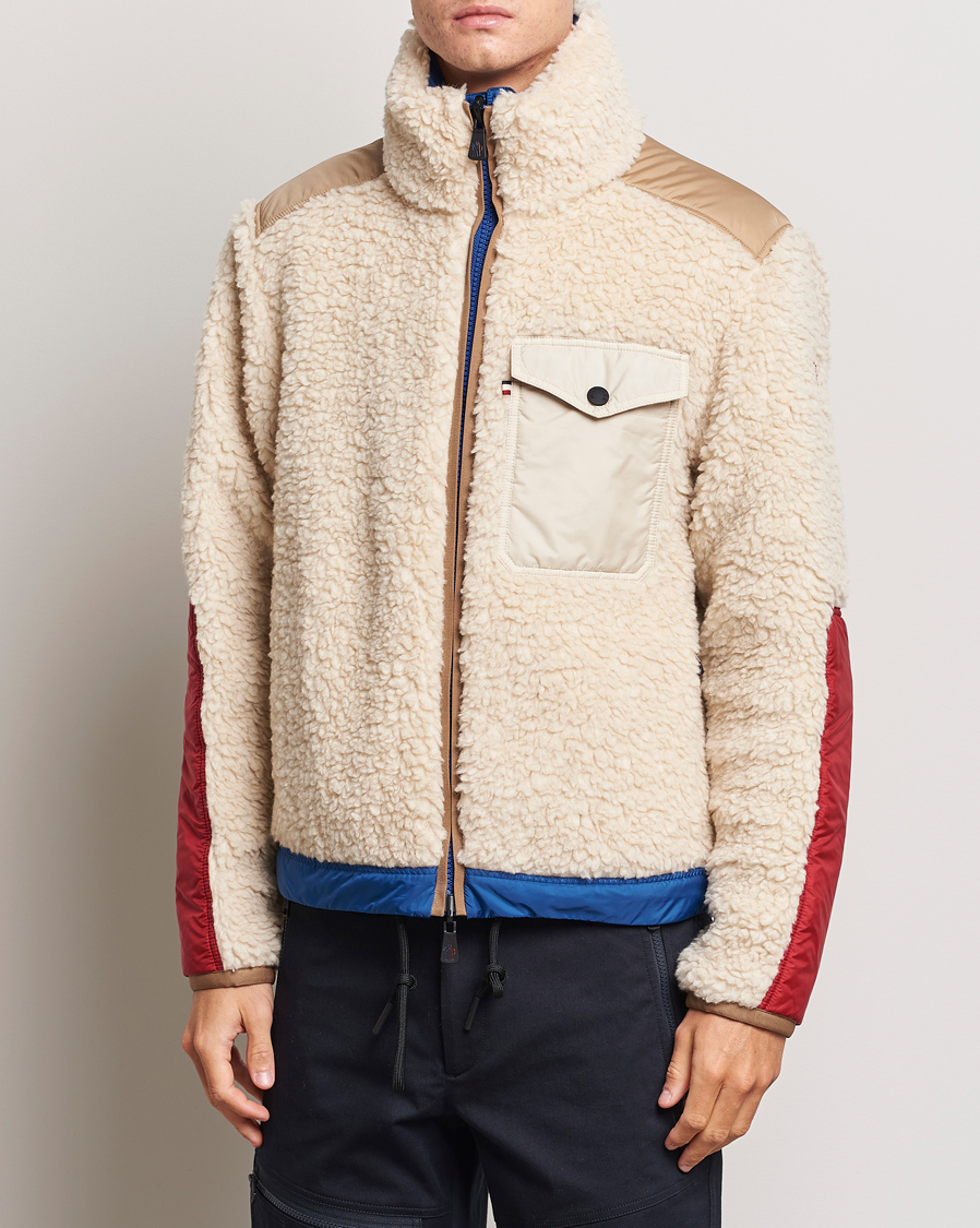 Herren | Jacken | Moncler Grenoble | Plattiers Fleece Bomber Off White