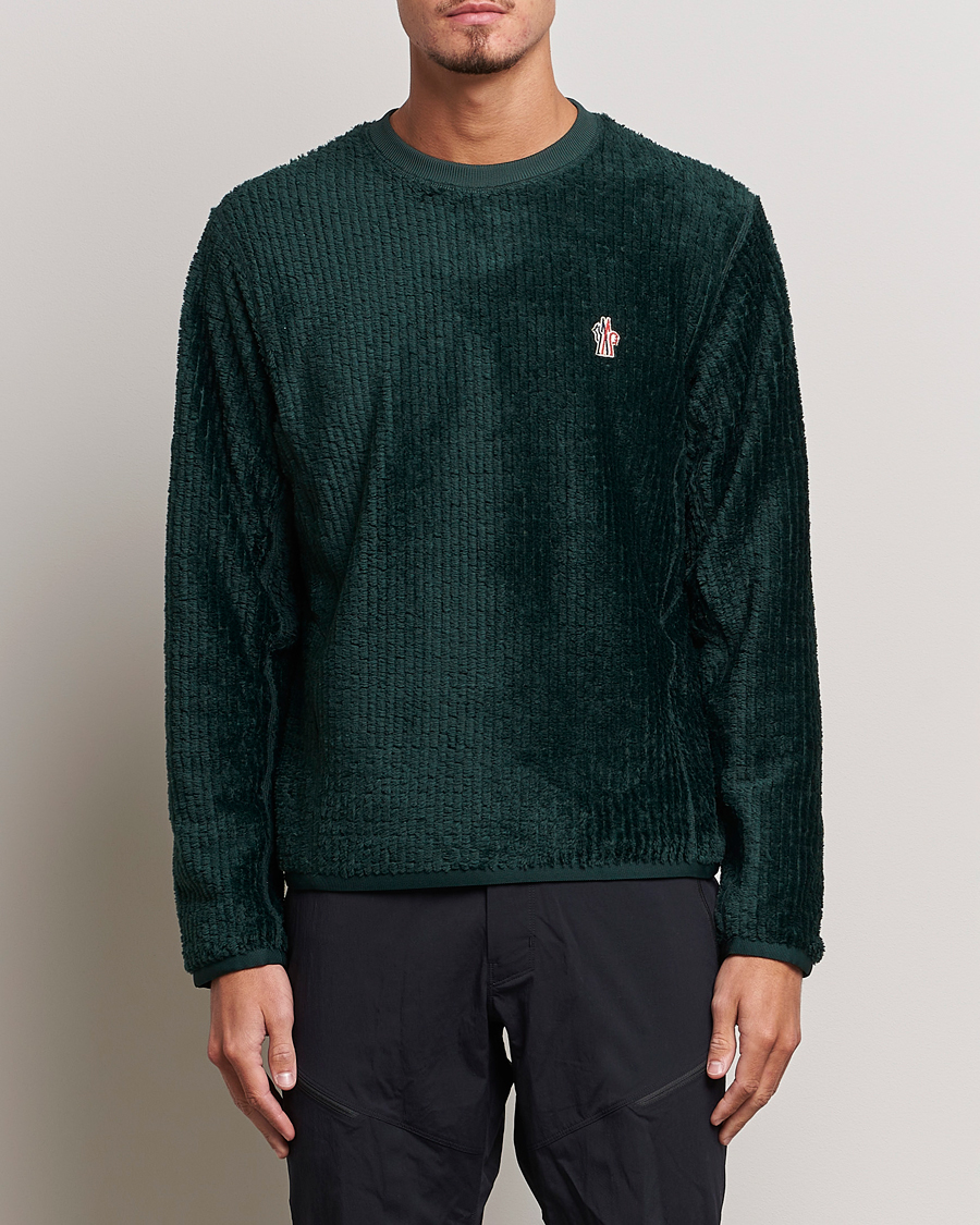Men | Moncler | Moncler Grenoble | Fluffy Sweatshirt Green