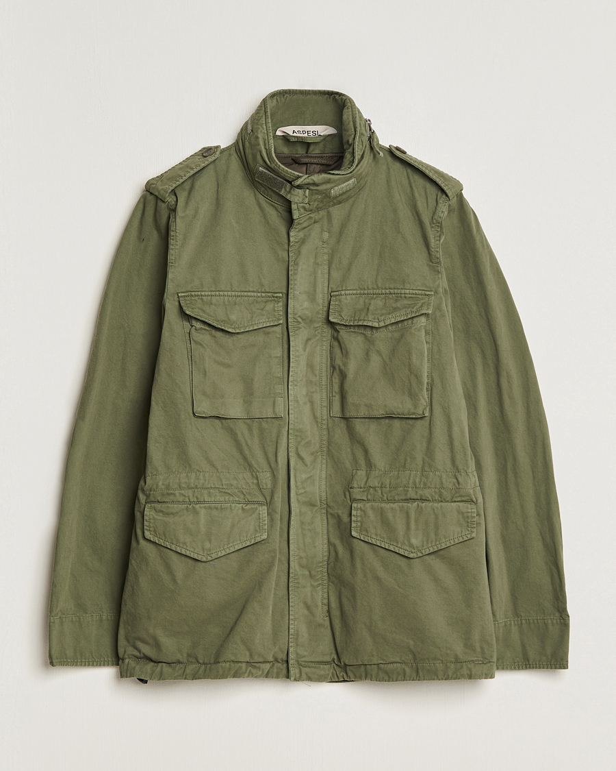 Herren | Jacken | Aspesi | Lined Cotton Field Jacket Military