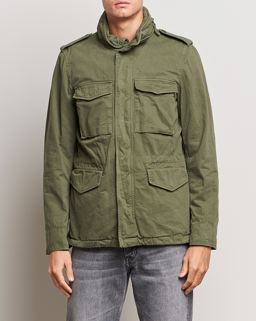 Herren | Jacken | Aspesi | Lined Cotton Field Jacket Military