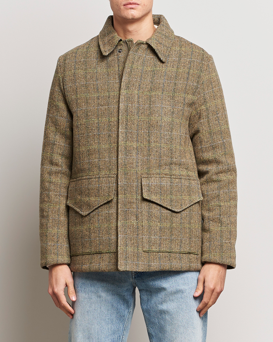 Herren | Jacken | Aspesi | Tweed Hunting Jacket Green Check
