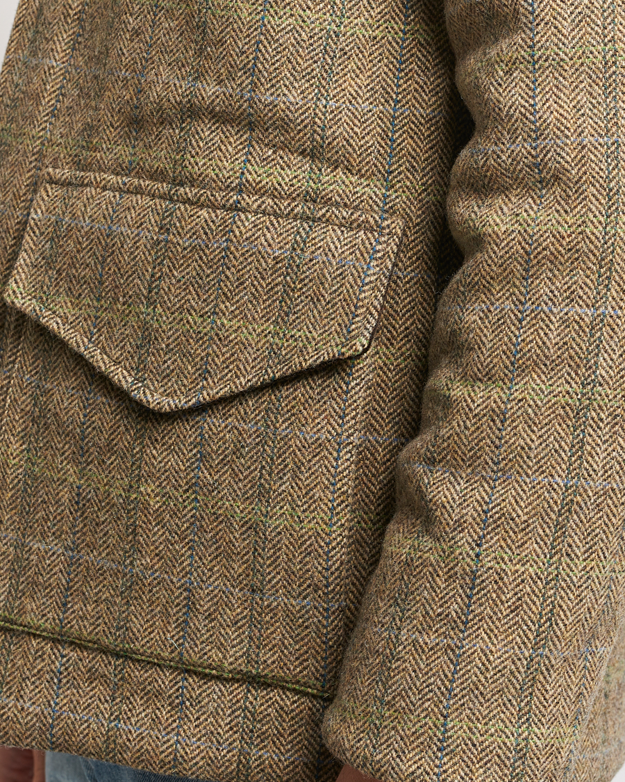 Herren | Jacken | Aspesi | Tweed Hunting Jacket Green Check