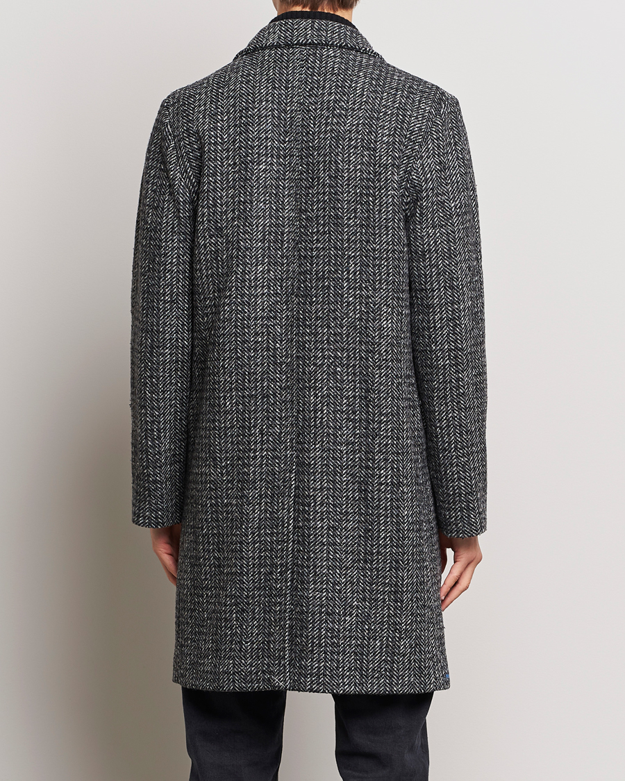 Herren | Jacken | Aspesi | Herringbone Wool Coat Grey