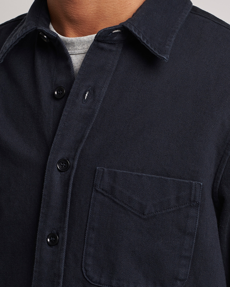 Herren | Hemden | Aspesi | Cotton Utility Shirt Navy