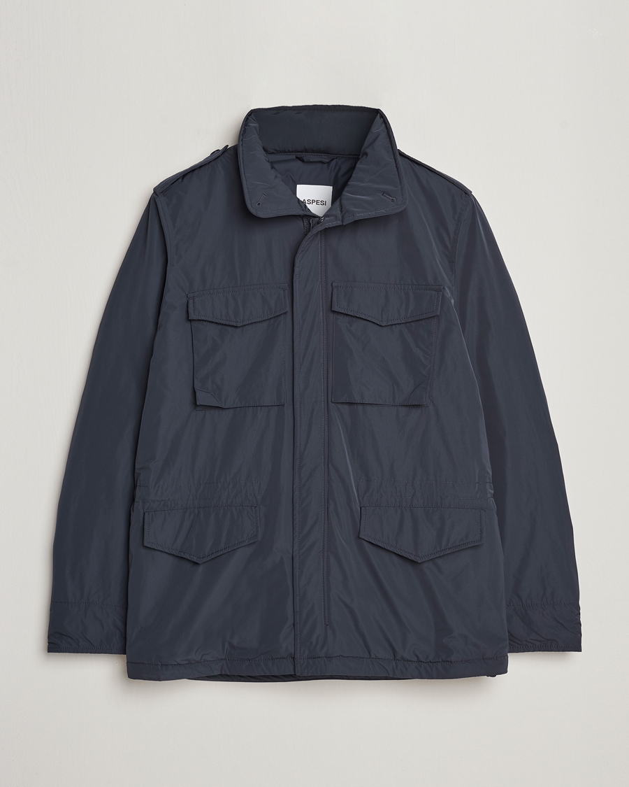 Herren | Jacken | Aspesi | Minifield Nylon Field Jacket Navy