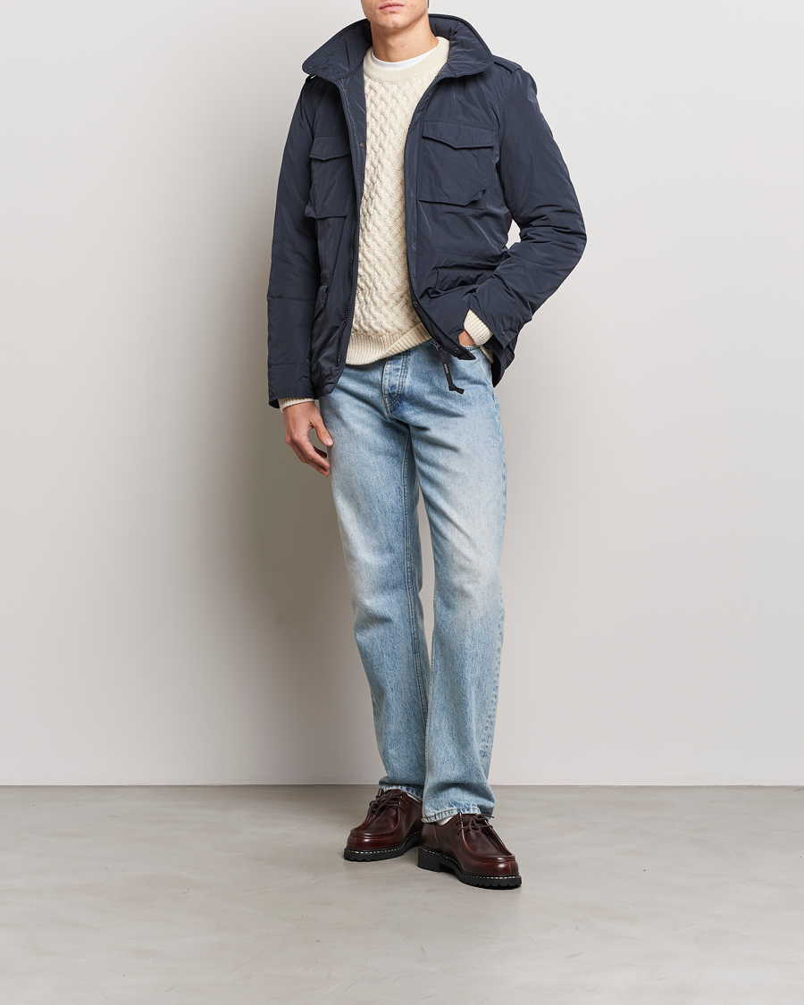 Herren | Jacken | Aspesi | Minifield Nylon Field Jacket Navy