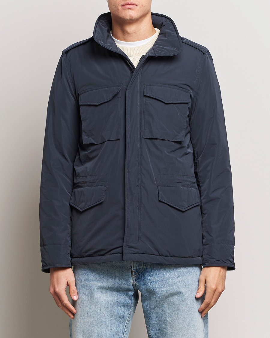 Herren | Jacken | Aspesi | Minifield Nylon Field Jacket Navy