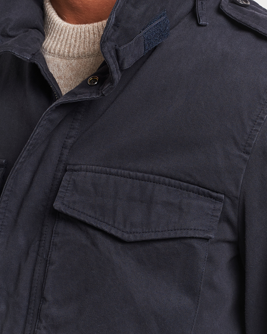 Herren | Jacken | Aspesi | Lined Cotton Field Jacket Navy