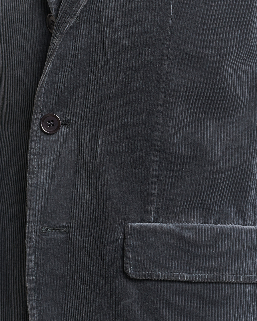Herren | Sakkos | Aspesi | Corduroy Blazer Charcoal