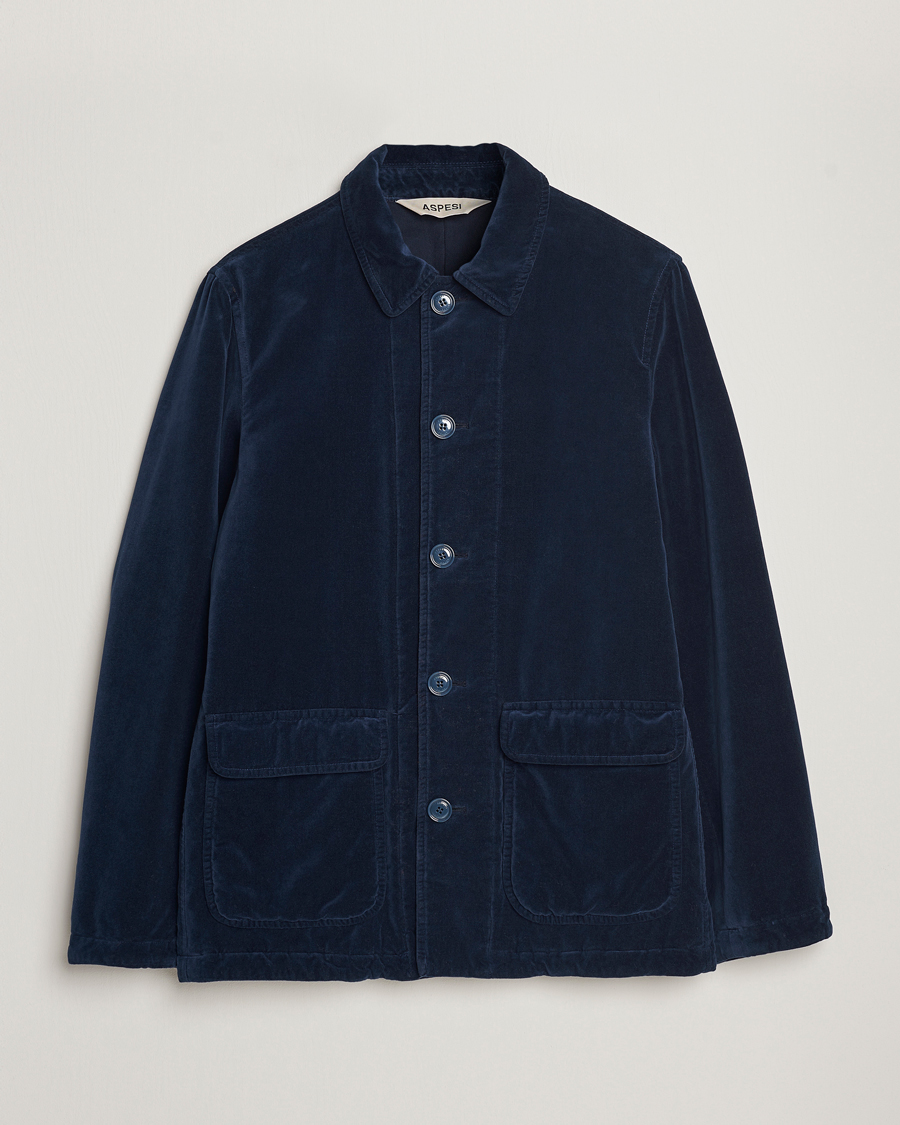 Herren | Jacken | Aspesi | Tadao Corduroy Jacket Navy