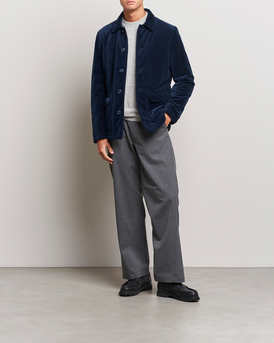 Herren | Jacken | Aspesi | Tadao Corduroy Jacket Navy