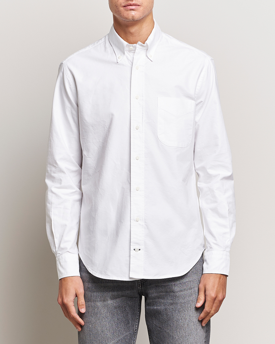 Herren | Hemden | Gitman Vintage | Button Down Oxford Shirt White