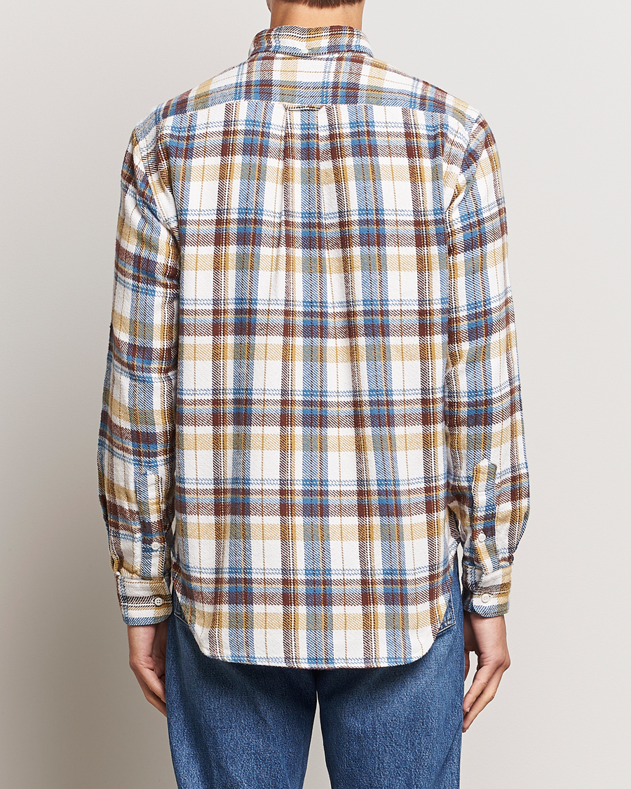 Herren | Hemden | Gitman Vintage | Button Down Triple Yarn Shirt Brown/White Check