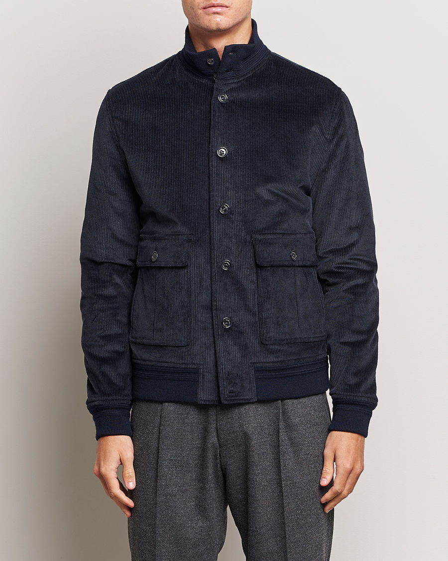 Herren | Jacken | Valstar | Corduroy Padded Valstarino Navy
