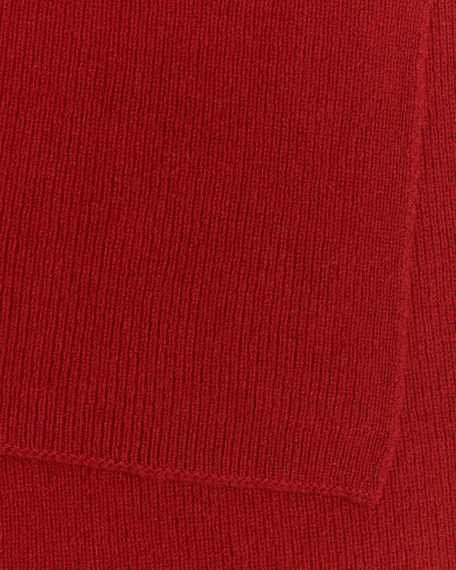 Herren | Le Bonnet Lambswool/Caregora Scarf Framboise | Le Bonnet | Lambswool/Caregora Scarf Framboise