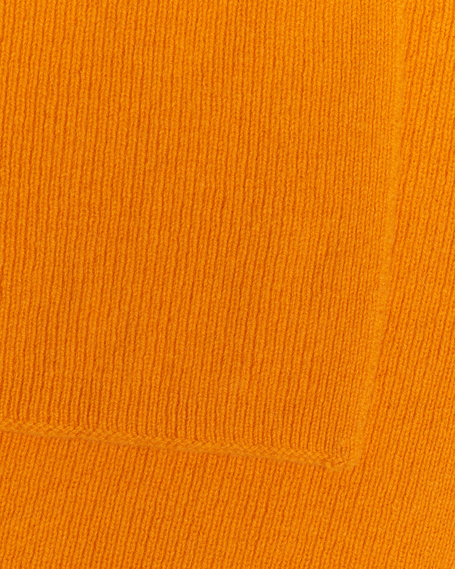 Herren | Le Bonnet Lambswool/Caregora Scarf Orange Peel | Le Bonnet | Lambswool/Caregora Scarf Orange Peel