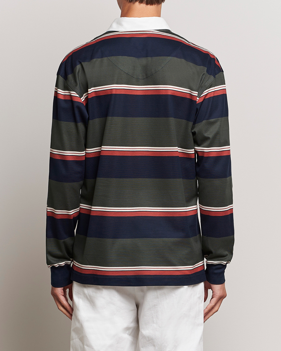 Herren | Pullover | Eton | Striped Rugby Shirt Multi