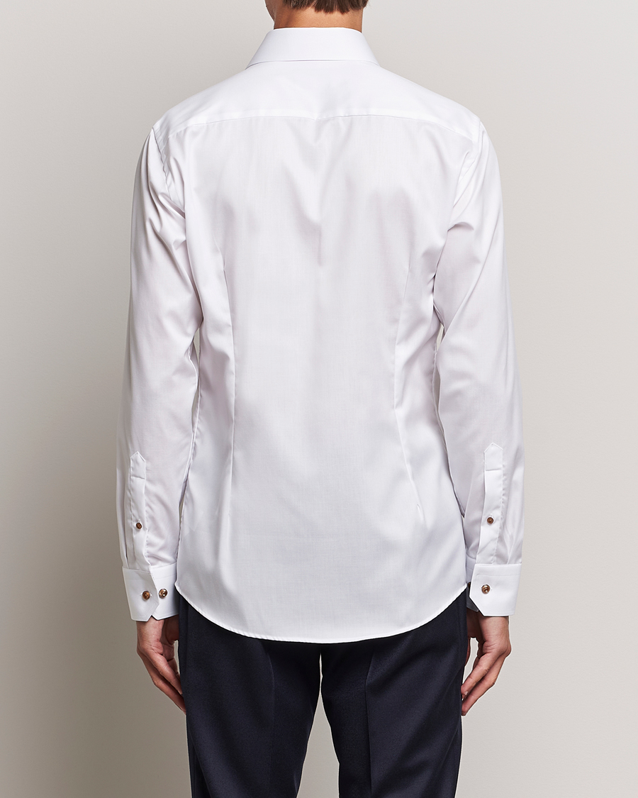 Herren | Hemden | Eton | Slim Fit Signature Twill Contrast Shirt White