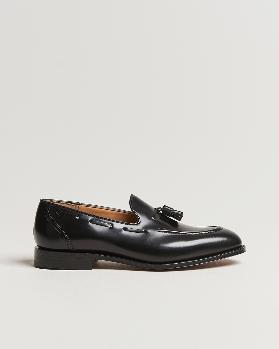 Herren | Loafer | Church's | Kingsley Tassel Loafer Black Polishbinder