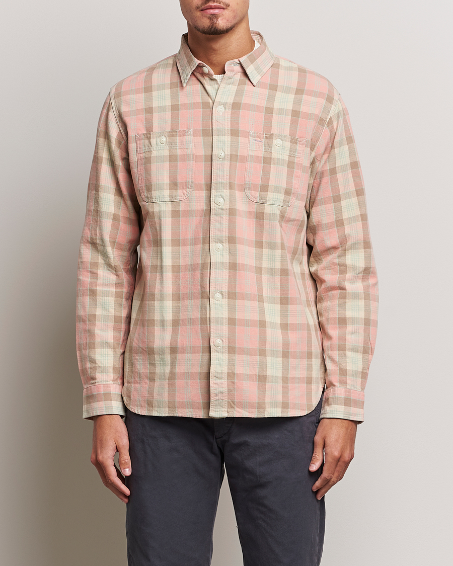 Herren | Hemden | RRL | Farrell Double Pocket Shirt Pink Multi