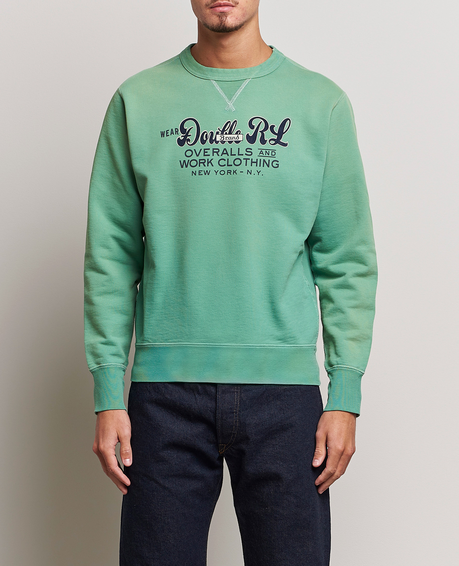 Herren | Pullover | RRL | Graphic Sweatshirt Turquoise