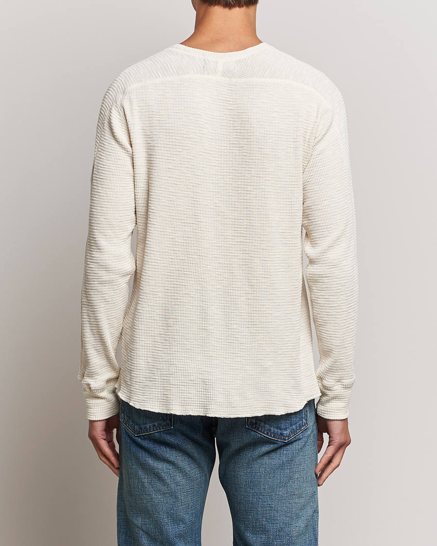 Herren | Pullover | RRL | Long Sleeve Henley Paper White